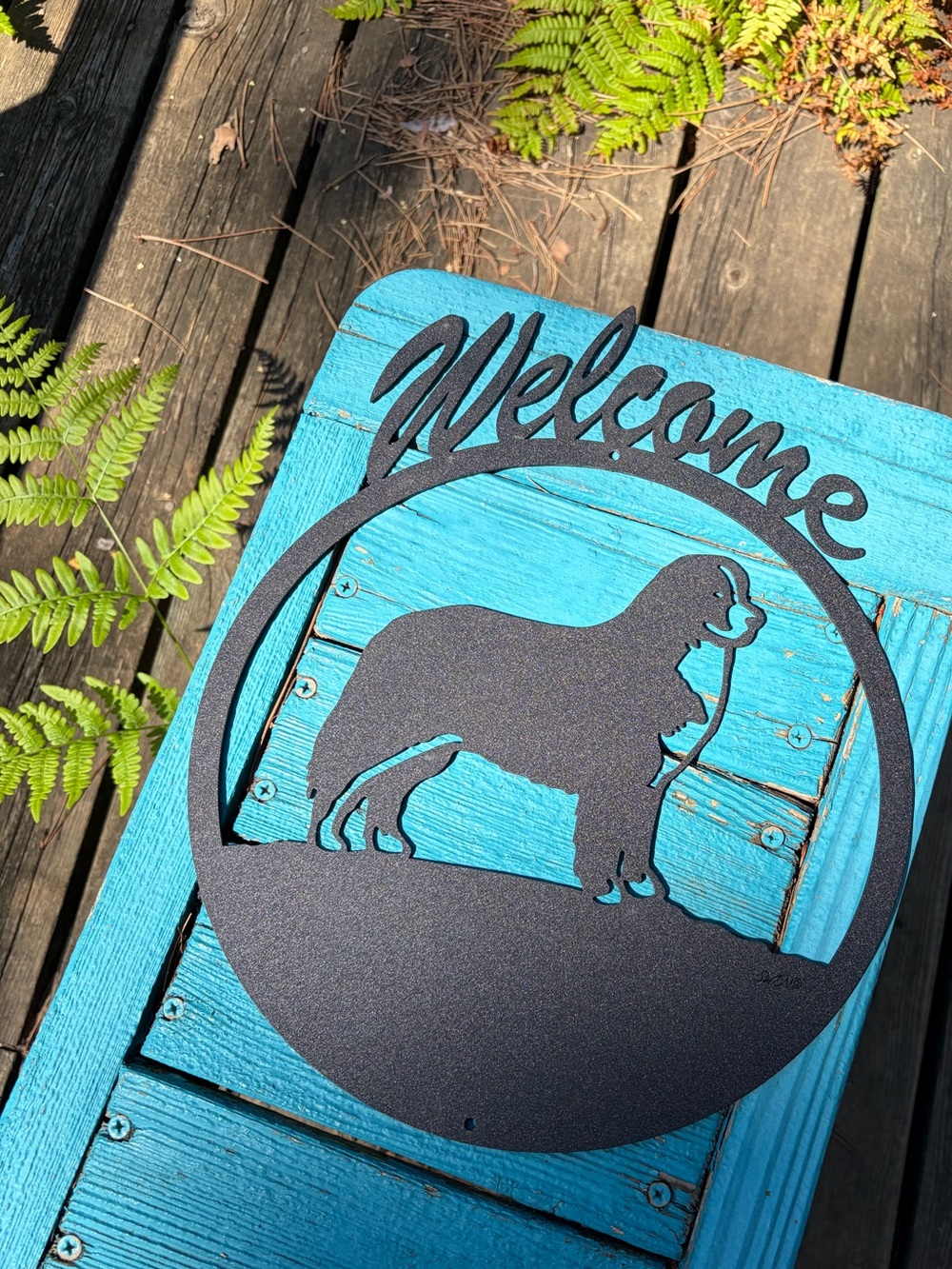 Sign BERNESE MOUNTAIN DOG Metal Hand Crafted Sign